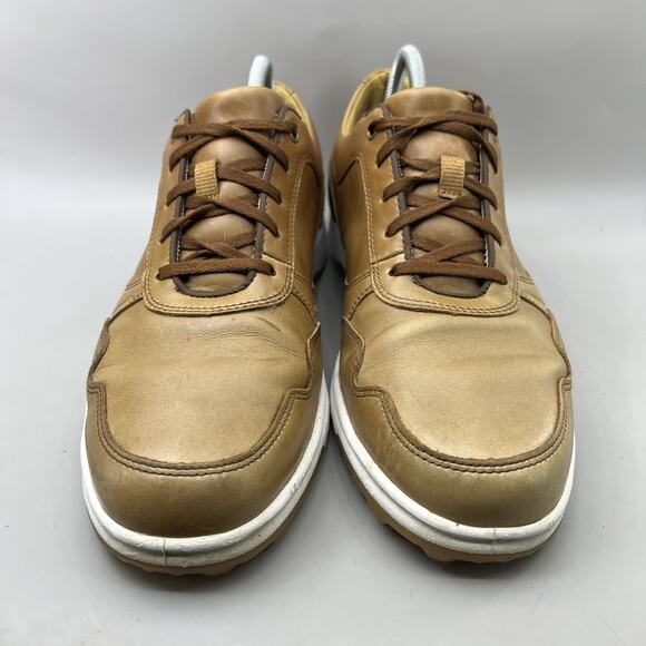 FootJoy Spikeless Golf Sneakers‎ Men Size 10.5 M Brown Leather Casual Low Shoes main image 4
